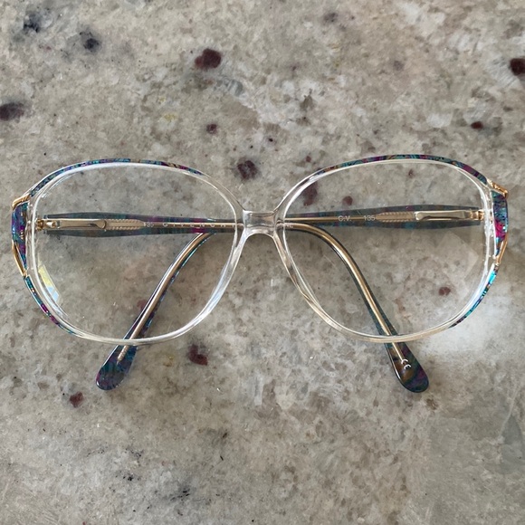 VINTAGE 135 GIVENCHY 402 Aquamarine Frames - Picture 1 of 12